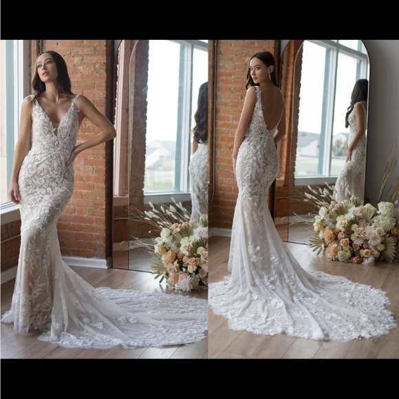 Lucia W-Too gown size 4 - Picture 1 of 3